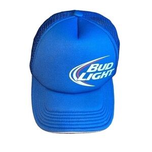 Bud Light men’s foam front SnapBack trucker hat One Size